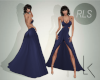 [LK]  Empire Dress Blu S