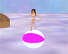 Pink Animated Beach Ball