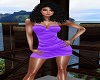 Cher Girlie Purple Dress