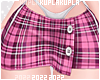 $K Pink Plaid Skirt RL