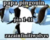 papa pengouin+pingouin