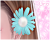 Aqua Hair Flower L