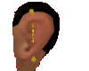 GOLD EAR BAR BLING