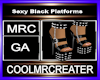 Sexy Black Platforms