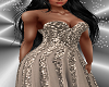 FG~ Creme Glitter Gown