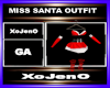 MISS SANTA OUTFIT