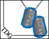 !TDG* Dog Tags Blue Sexy