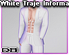 White Traje Informal