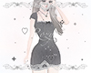 ʚɞ grey striped dress