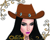 Cowgirl Brown Hat