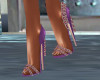 Embellished Plum Heels