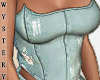 ⓦ Ripped Denim Corset