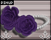 ⚓ | Rose Choker Purple