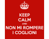 keep calm......