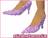 Lilac Sparkle Heels