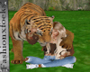 Animated Playful Tiger