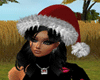 Christmas Hat/Black Hair