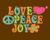Love Peace Joy Tshirt
