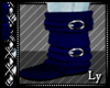 *LY* Blue Winter Boots