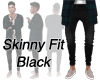 Slim fit jeans - black