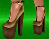 BROWN DIVA SHOES