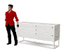 Dresser_2 white/silver