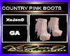 COUNTRY PINK BOOTS