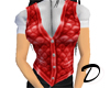 Layerable Qlted Vest red