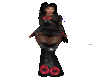 Black pant+red poppiesUA