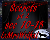 Secrets pt 2