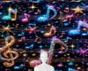 Music notes bg