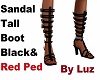 Sandal Tall Boot Black 2
