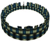 Teal Bliss Round Couch
