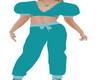 Girls Teal Outfit