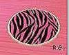 pink zebra print rug