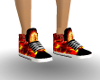 Red Fire Sneakers