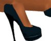 (D)Teal Suede Heels