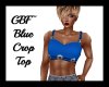 GBF~Blue Crop Top