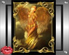 Gold angel frame