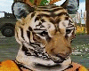 A TIGER HEAD WITH SOUNDS