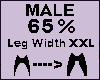 Leg Thigh Scaler 65% XXL