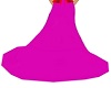 pink long caz skirt