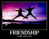 Friendship sticker