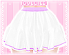 D. Skirt White/Lilac
