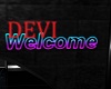 TV~ Welcome Neon Sign