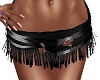 BLACK  FRINGE SKIRT