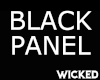 Black Icon Panel