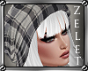 |LZ|Grey Plaid Hat White
