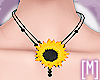 [] Sunflower necklace