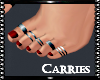 C Foot and Rings Red